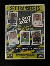 SET PANINI MERCATO TRANSFERT FOOT CHAMPIONNAT FRANCE 2021 COMPLET SEALED