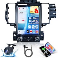 Android 13 Tesla Style Car Carplay Radio Gps Wifi Navi For Ford Taurus 2010-2012