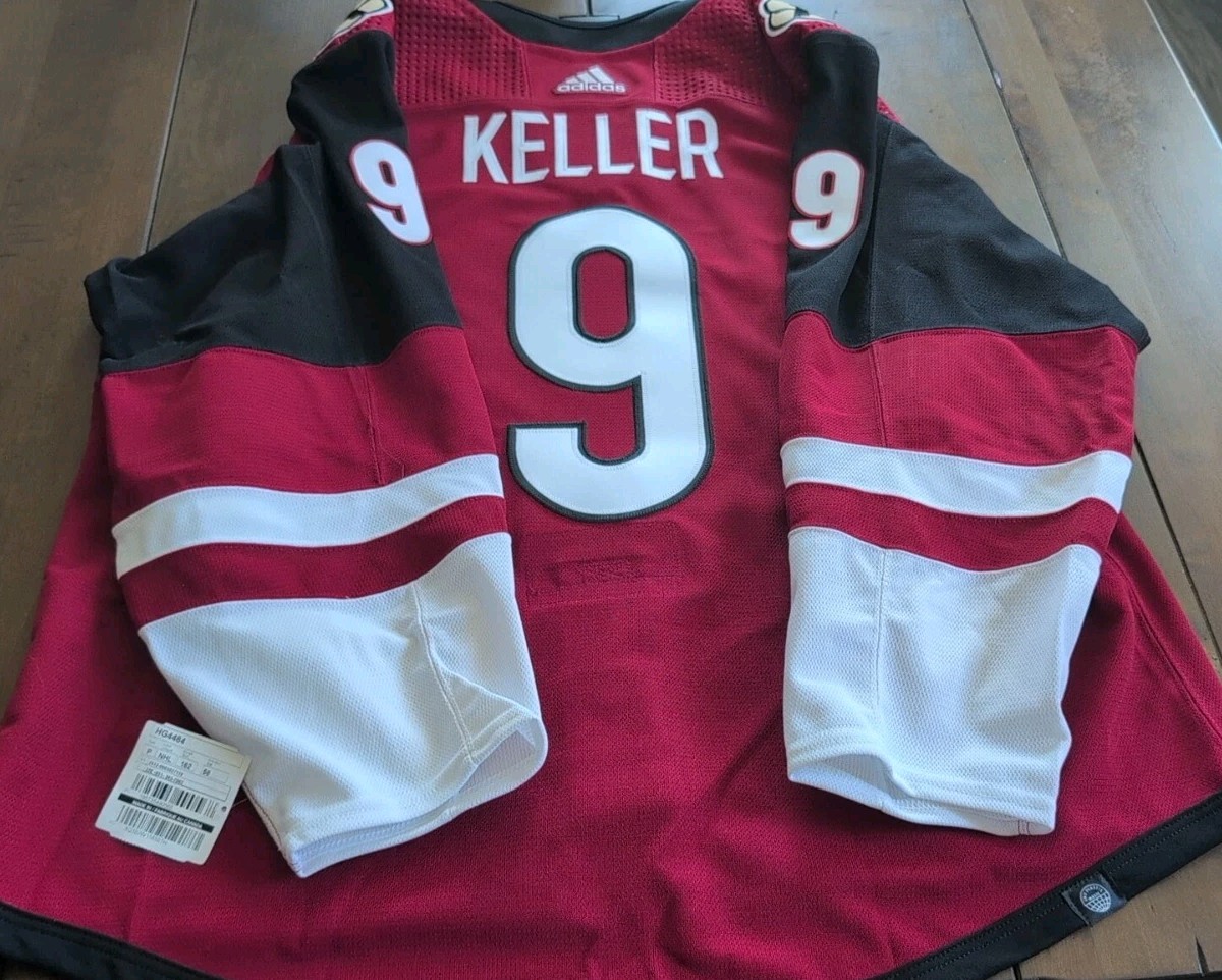 Team Issued Authentic Adidas Arizona Coyotes MiC Clayton Keller