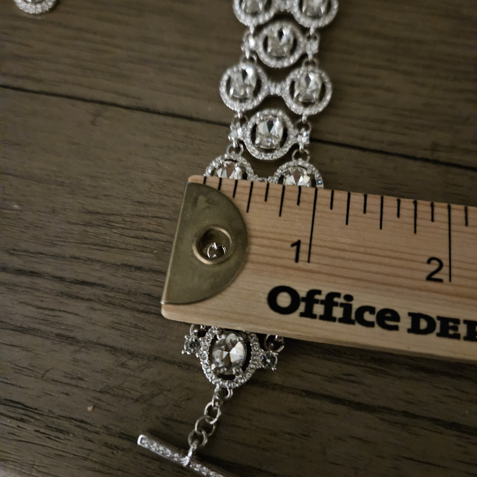 Rhinestone Special Occasion Adjustable Bracelet E… - image 3