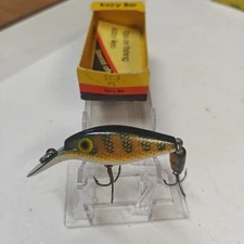 Vintage Lazy Ike "SNAPPERTAIL" #ST-3 PE perch colored Lure. Orig Box.