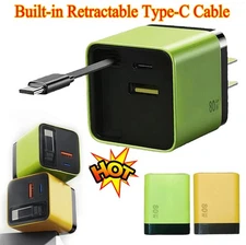 3 In 1 GaN Charger Scalable 80w Max Fast Charger Module With Type C & USB Ports