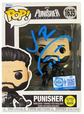 Jon Bernthal signed & sketched Funko Pop GITD 1635 The Punisher Beckett