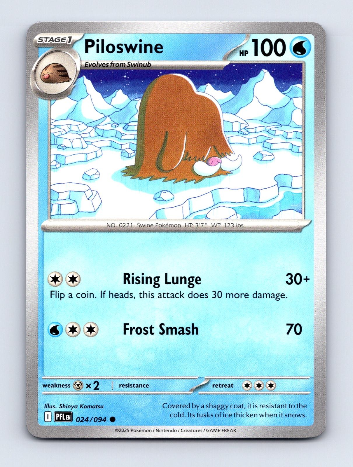 Piloswine 024/094 Common Phantasmal Flames
