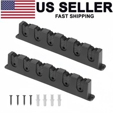 Fishing Rod Rack Vertical Holder Wall Mount Storage Horizontal Boat Pole Stand