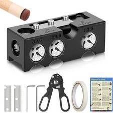 10-in-1 Billiards Pool Cue Tip Shaper, Pool Cue Tips Replacement Kit, Pool Cu...