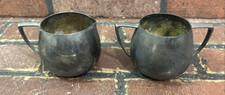 Empire Crafts Quadruple Silver Plate Creamer & Sugar Set with Nobility Plate Storage Bags — listing 6