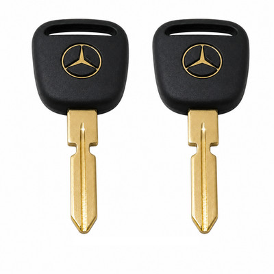 2x Blank Key for Mercedes Benz W107 W124 W126 W129 W140 C E S SL Class