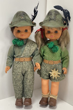 Doll Bambola Bambole SEBINO Alpini Made in Italy anni '60 30 cm Vintage Dolls