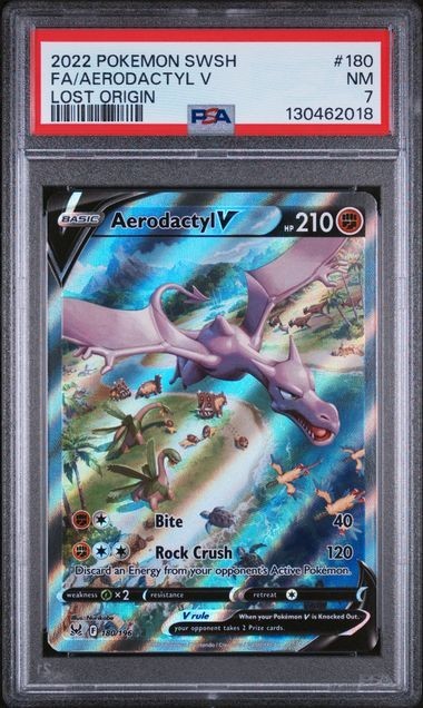 Aerodactyl V (Alternate Full Art) 180/196 Swsh11: Lost Origin Holo