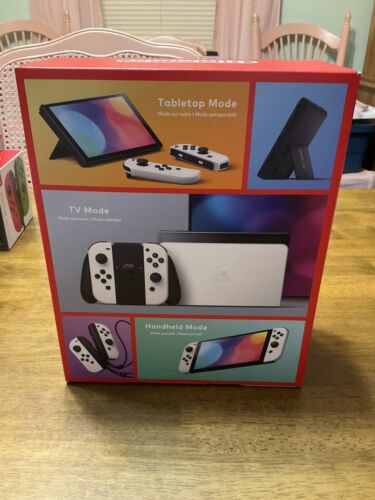 Nintendo Switch OLED Model HEG-001 Handheld Console - 64GB - White (Brand New) - Picture 2 of 5