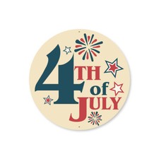 4th Of July Independence Day Metal Sign