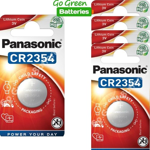 5 x Panasonic CR2354 3V Lithium Coin Cell Battery 2354, DL2354, BR2354