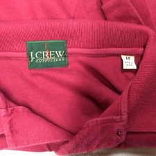 Vintage J. Crew Oarsman Made In USA Men’s Medium Polo Short Sleeve Red