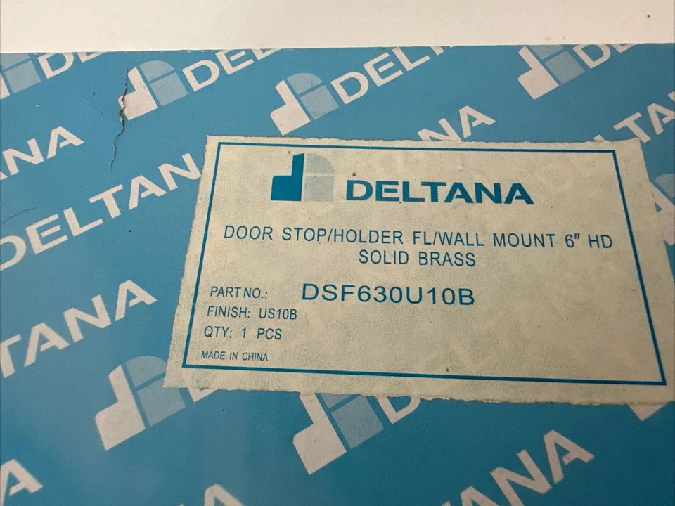 Deltana DSF630U10B 6” Heavy Duty Floor Mount Bumper with Hook & Eye- ORBronze - Image 2 of 4