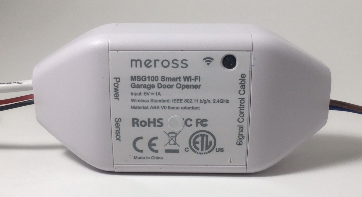 Meross MSG100 Smart Wi-Fi Garage Door Opener White Supports Meross MSG100 Smart Wi-Fi Garage Door Opener White Supports