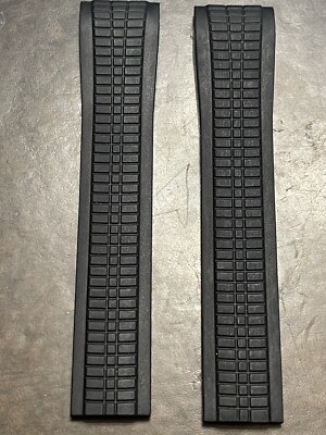 Patek Philippe 21X18Mm Uncut Schwarz Gummi Armband: 5167A, 5167R, 5164A, 5164R