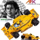 Afx 22114 Lotus 99T Ayrton Senna 1987 Yellow Ho Slot Car MegaG+