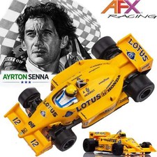 AFX 22114 Lotus 99T Ayrton Senna 1987 Yellow HO Slot Car MegaG 