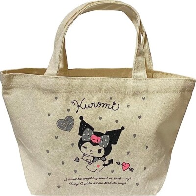 Sanrio Kuromi Mini Tote Bag Shopping, Gym, Kitchen Reusable Grocery Multi Bag