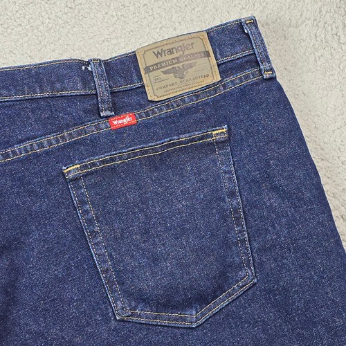 Wrangler DENIM Shorts Adult 46W BLUE 10in OUTDOORS WORK WEAR JEAN FLEX MENS NWOT - 第 5/11 張圖片