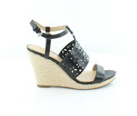 Michael Michael Kors Darci Wedge Black Womens Shoes Size 7 M Sandals Msrp $145 on sale Michael Michael Kors Darci Wedge Black Womens Shoes Size 7 M Sandals Msrp $145 on sale