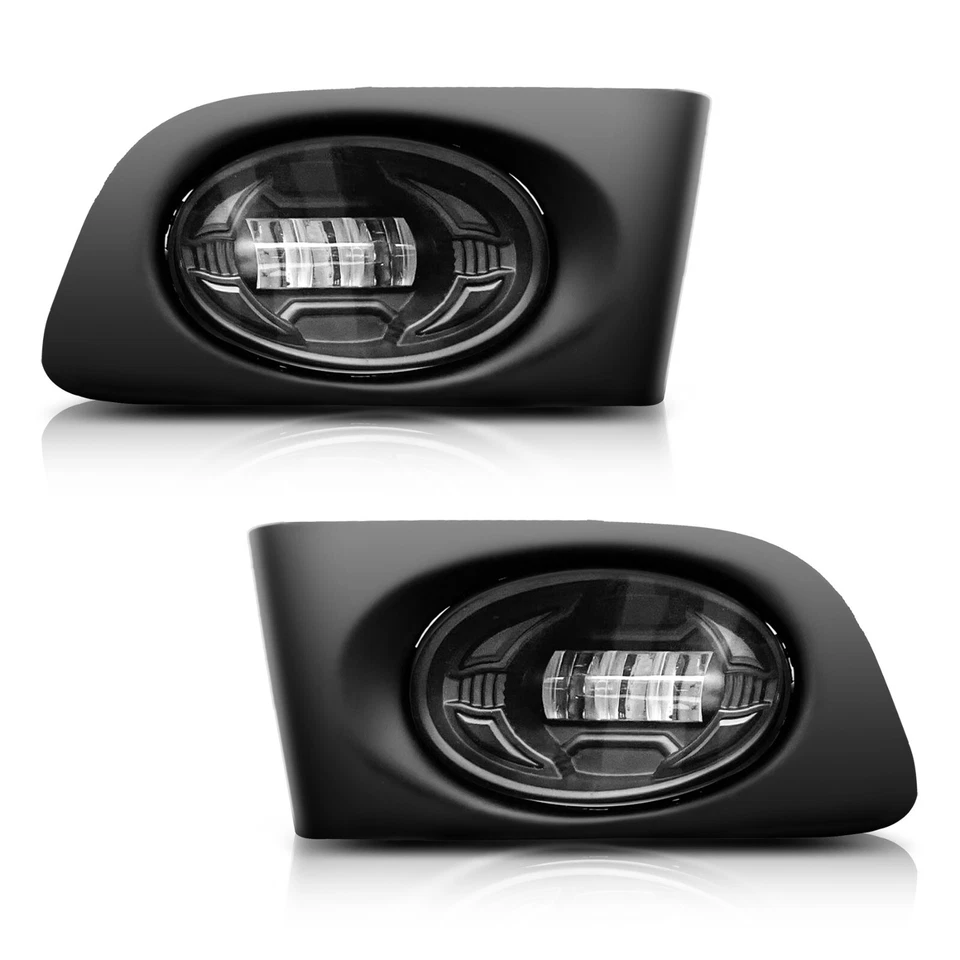 Luces antiniebla LED para Honda Civic 2001 2002 2003 luces de parachoques delanteras + cableado Foto 2 de 4