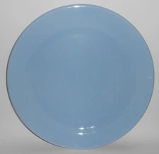 T S & T Lu-Ray Pastels Pottery Blue Chop Plate