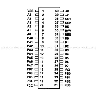 R6532 Datasheet PDF (RAm I/O Timer) | Download Rockwell R6532 - Foto 8