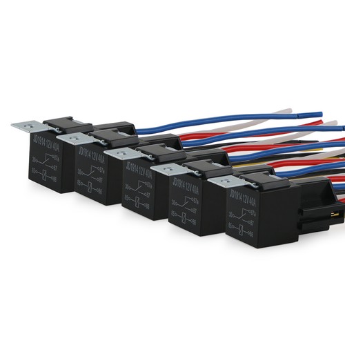 1-5Pack Automotive Relay 5 Pin With Harness Socket Set DC 12V 30/40 Amp SPDT - Picture 6 of 34