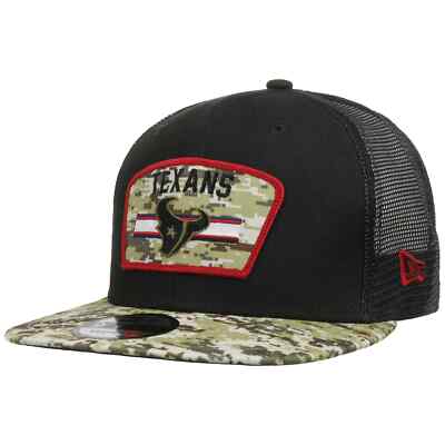 NEW ERA 9Fifty Salute to Service Texans Cap Basecap Baseballcap Flat Brim