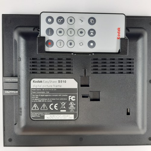 Kodak EasyShare S510 5.6-Inch Digital Picture Frame Black New In Box Accessories - Picture 21 of 24
