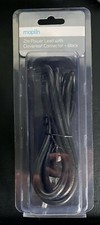 Image of Maplin Black 2m Mains UK Power Lead Cloverleaf 
