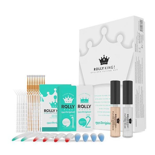 MAX2 Battant Eyelash Kit - Rolly King Permanent Cil Kit Lashperm Lifting Set - Picture 1 of 6