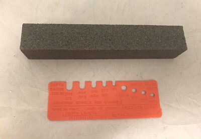 Dressing Brick Stone LARGE 6'' X 1'' X 1'' + Template Oregon Tecomec Chain Grinders