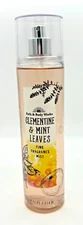 BATH & BODY WORKS CLEMENTINE & MINT LEAVES Fragrance Body Mist Spray 8 FL OZ