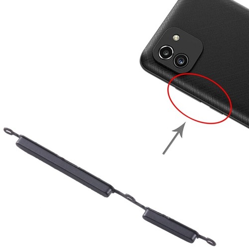 Boutons Latéraux (Volume Et Power) Pour Google Pixel 6 Pro - Noir - Pièce De Rechange - Neuf