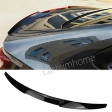 For Chevrolet Malibu 2016-2022 ABS Glossy Black Rear Tail Trunk Spoiler Wing Lip