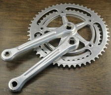 Vintage Campagnolo Nuovo Record Road Bike 170mm CRANKS 53t44t Chainrings Bicycle