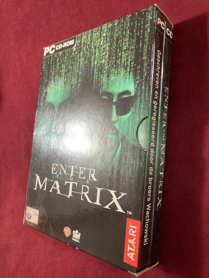 Enter The Matrix PC Video Game Vintage 2 CD With Box - Image 3 of 4