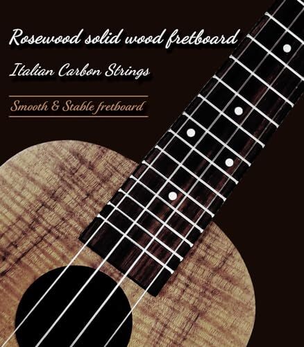 Ukulele, KOA Acacia Wood 26 inch Adults Kids Professional Ukelele Tenor Matte - Picture 6 of 7