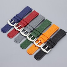 Rubber Silicone Watch Strap Band Mens Quick-release Multicolor 20/22mm Universal