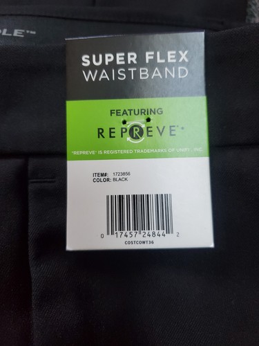 Men'Kenneth Cole Reaction Slim Fit Performance Pant Black Size 40x29 NWT - Bild 7 von 10