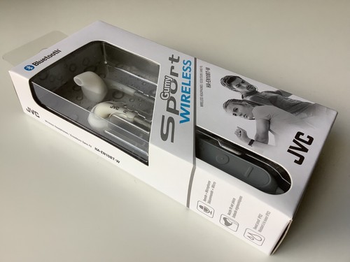 JVC HA-EN10BT Wireless Earbud Headphones White Bluetooth Gumy Sport - Picture 2 of 11