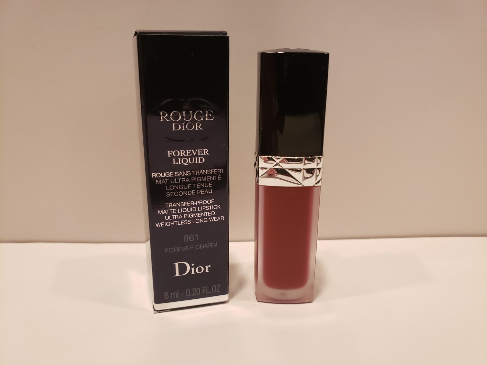 Dior Rouge Dior Forever Matte Liquid Lipstick Shade 861 Forever Charm 0.20 Fl Oz-image