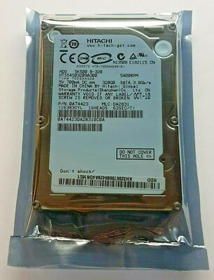 320GB SATA Hitachi HTS5450329A300 5400rpm 8MB HDD 2.5