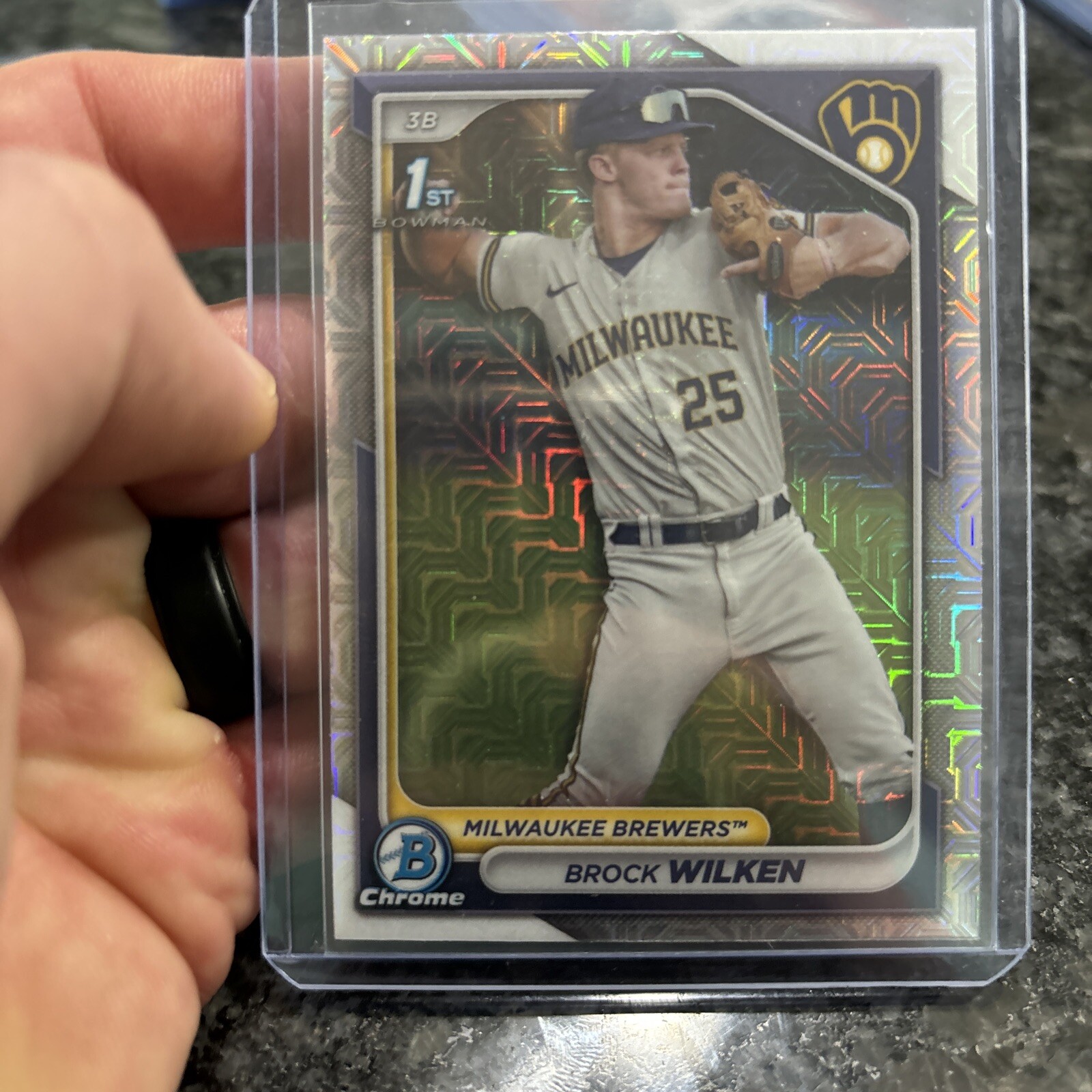 2024 Bowman - Chrome Prospects Mojo Refractor #BCP-86 Brock Wilken (RC)