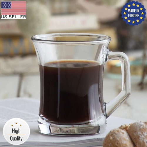 LAV Glass Coffee Mugs Set of 6, Turkish Tea and Coffee Cups, 7.6 Oz (225 Cc) - Picture 6 of 9