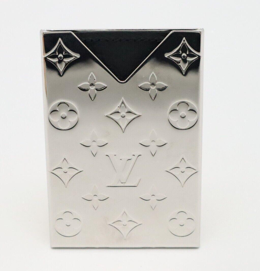 LOUIS VUITTON R96427 Monogram Metal Card holder Pass Case LOUIS VUITTON R96427 Monogram Metal Card holder Pass Case
