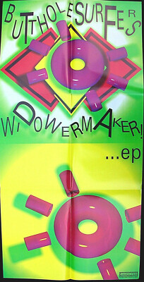 BUTTHOLE SURFERS Promo POSTER 1989 Widowermaker Touch & Go 18.5